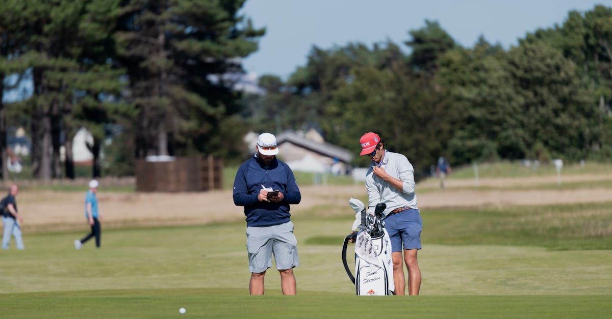 Scenic Edinburgh golf course with city skyline in the background